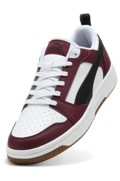 Sneakers bordeaux e bianche low Puma Rebound V6 Low