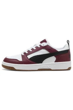 Sneakers bordeaux e bianche low Puma Rebound V6 Low