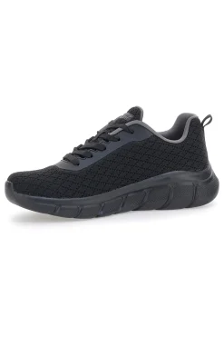 Sneakers Casual Nere in Mesh Skechers Bobs B Flex - Quick Pivot