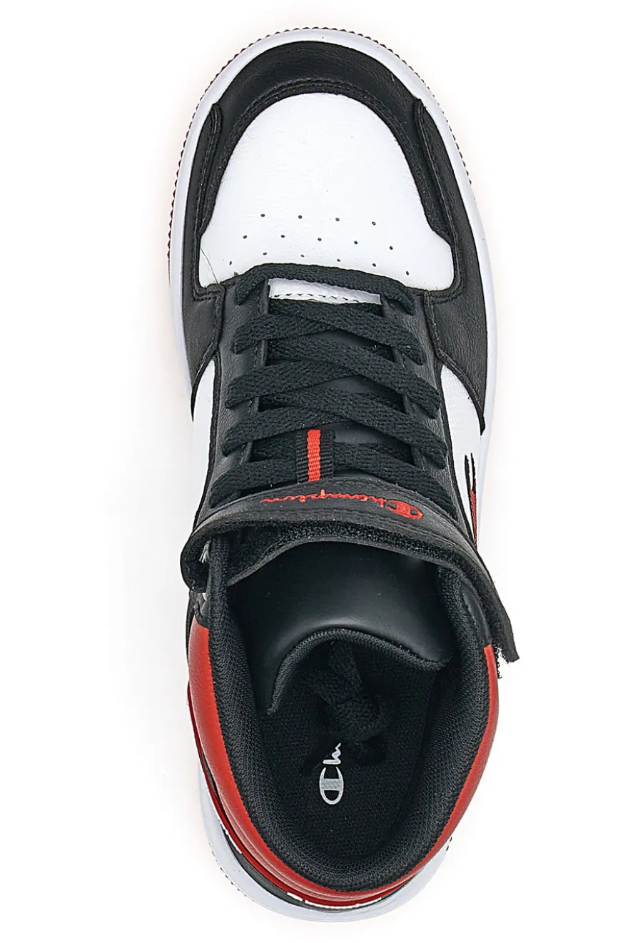 Sneakers Champion Rebound 2.0 Mid Bianco-Nero-Rosso