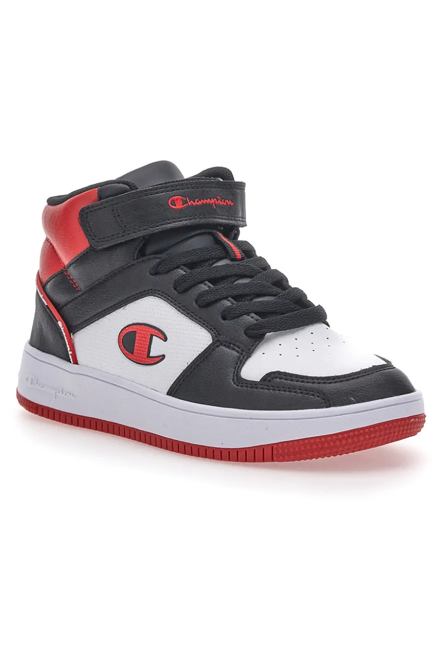 Sneakers Champion Rebound 2.0 Mid Bianco-Nero-Rosso