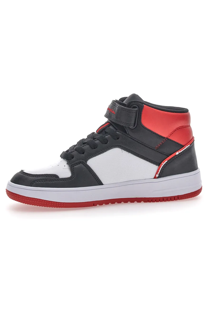 Sneakers Champion Rebound 2.0 Mid Bianco-Nero-Rosso