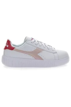 Sneakers con Lacci Bianche Diadora Game Step GS Glazed