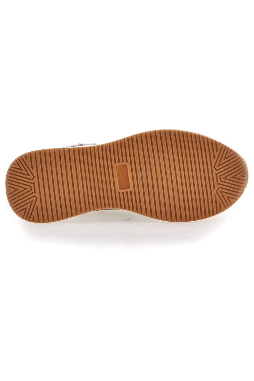 Sneakers con Platform Beige Prima Riga 424