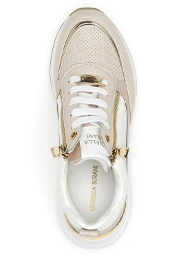 Sneakers con Zeppa Beige Mariella Burani 50390