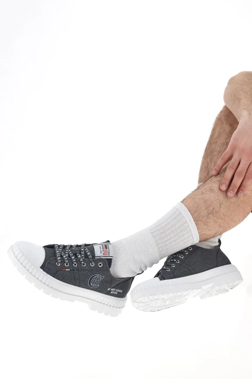 Sneakers Cotton Belt Dre Low Cvs Grigio Scuro