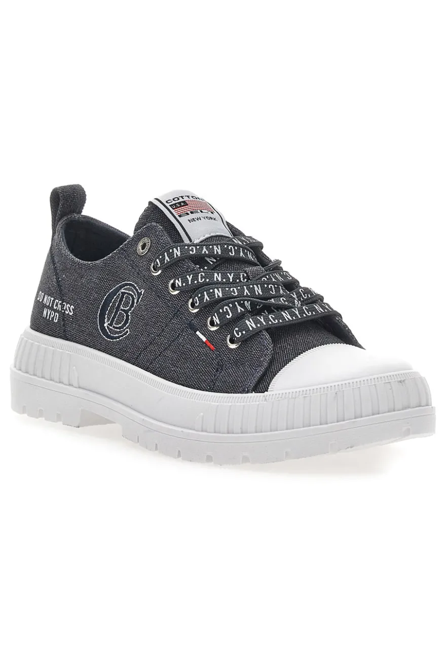 Sneakers Cotton Belt Dre Low Cvs Grigio Scuro