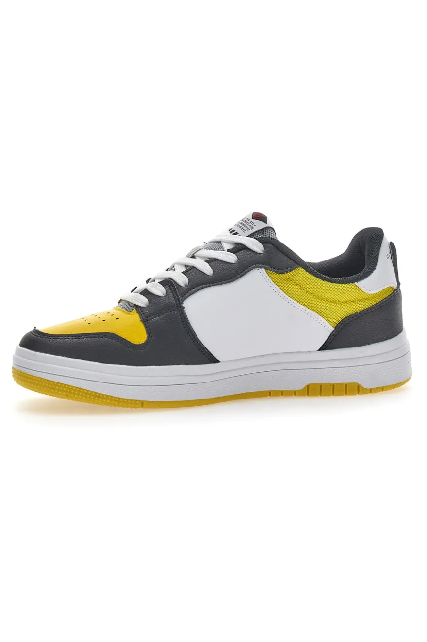 Sneakers Cotton Belt Funky Bicolor Gialle
