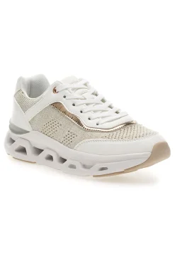 Sneakers da donna beige con inserti traforati Pittarello 8W25013