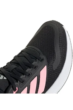Sneakers da running nere con dettagli rosa in mesh Adidas Runfalcon 5 J