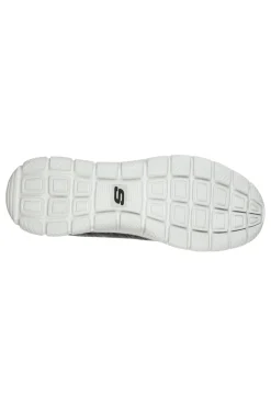 Sneakers Grigie Con Memory Foam Skeachers Track Front Runner