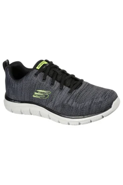 Sneakers Grigie Con Memory Foam Skeachers Track Front Runner