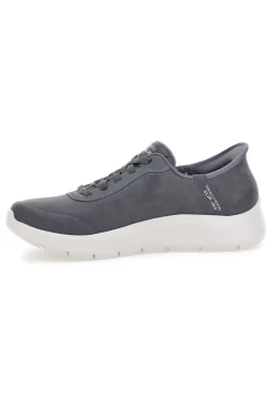 Sneakers Grigie Con Slip-Ins Skechers Go Walk Flex Smooth Motion