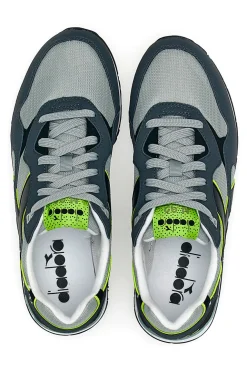 Sneakers Grigie con Tomaia in Pelle DIADORA N.92