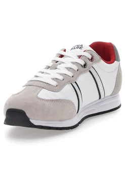 Sneakers Grigie e Bianche Con Lacci Marina Militare MM255
