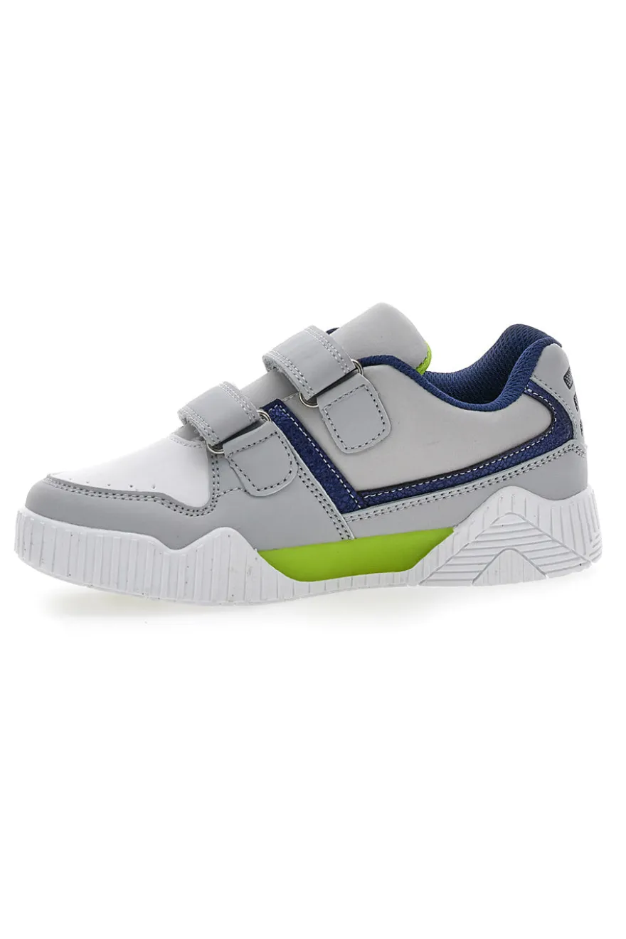 Sneakers Grigie e Blu con Luci Pitt Kids 22695