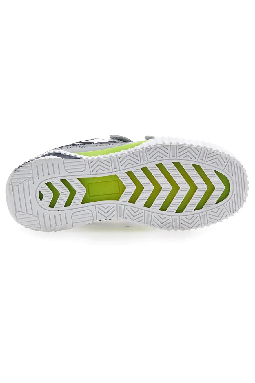 Sneakers Grigie e Blu con Luci Pitt Kids 22695