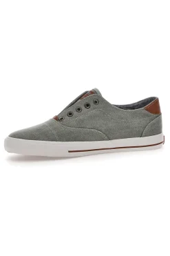 Sneakers Grigie in Tela senza Lacci Goodyear 41033