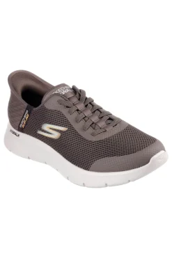 Sneakers grigie leggere in mesh Skechers Go Walk Flex Hands Up