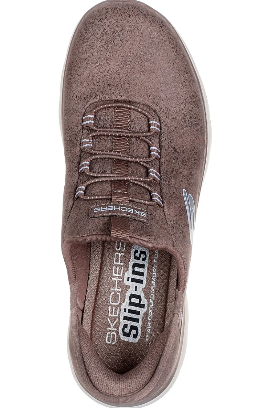 Sneakers marroni slip-on con Memory Foam Skechers SUMMITS UNKNOWN TRAIL