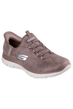 Sneakers marroni slip-on con Memory Foam Skechers SUMMITS UNKNOWN TRAIL