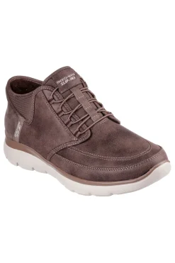 Sneakers marroni slip-on leggere Skechers SUMMITS SIEGUL
