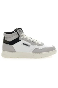 Sneakers Mid Cut Galveston Bianche