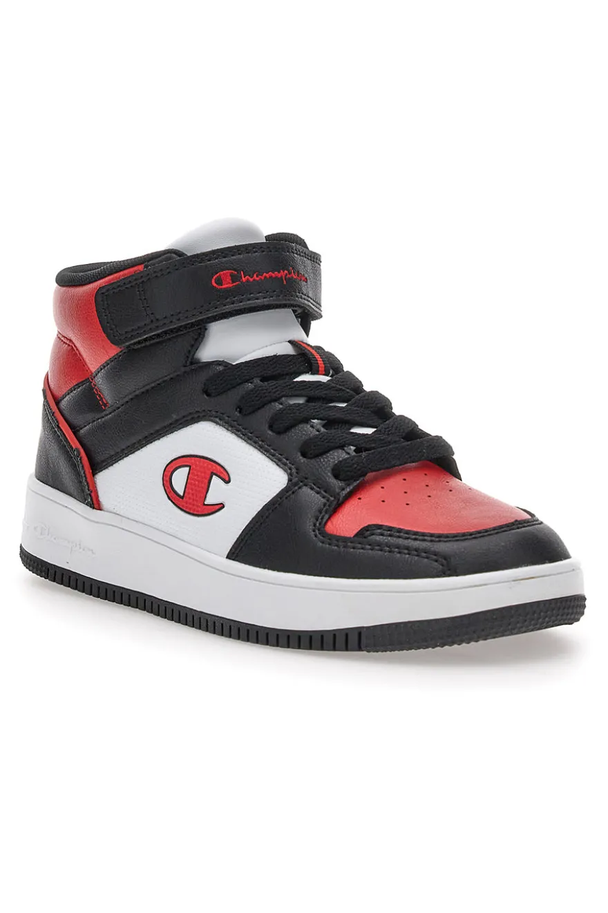 Sneakers Mid-Cut Bianche e Nere Champion Rd18 2 Mid B Gs