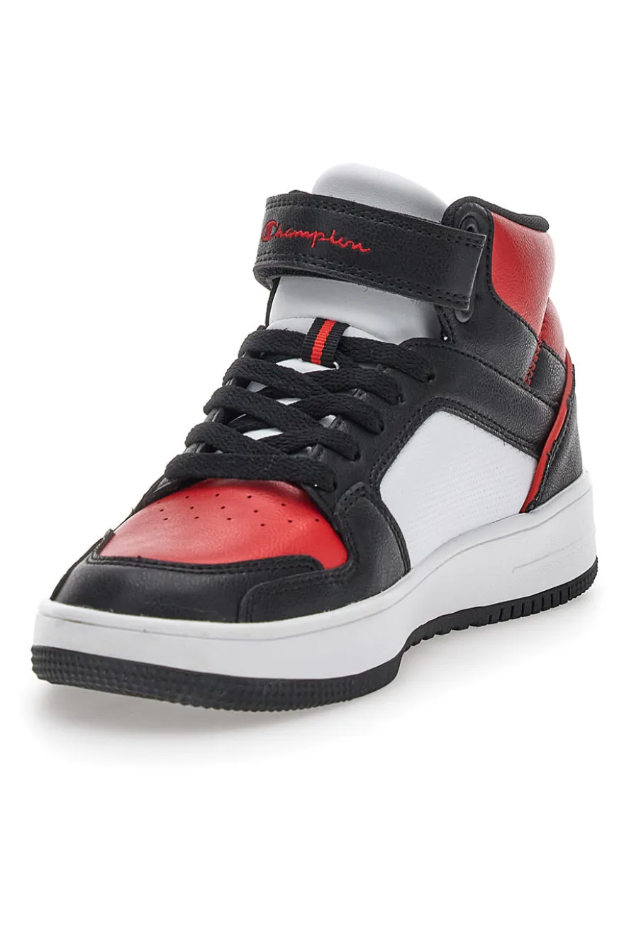 Sneakers Mid-Cut Bianche e Nere Champion Rd18 2 Mid B Gs