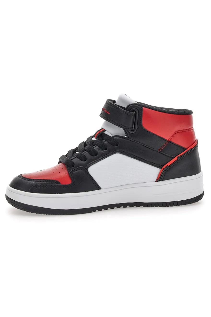 Sneakers Mid-Cut Bianche e Nere Champion Rd18 2 Mid B Gs