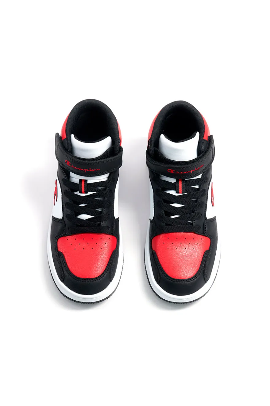 Sneakers Mid-Cut Bianche e Nere Champion Rd18 2 Mid B Gs