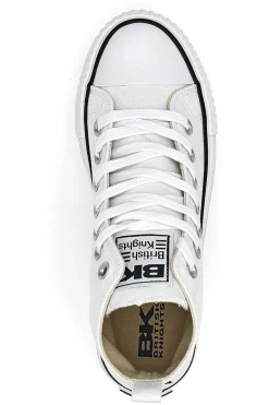 Sneakers Mid-Cut British Knights Kaya Platform Bianche