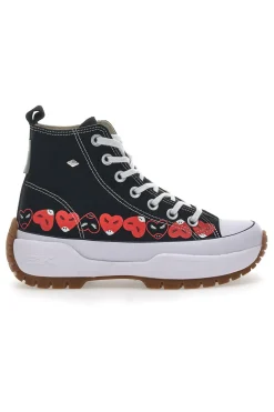 Sneakers Mid-Cut British Knights Kaya Mid Fly Nere