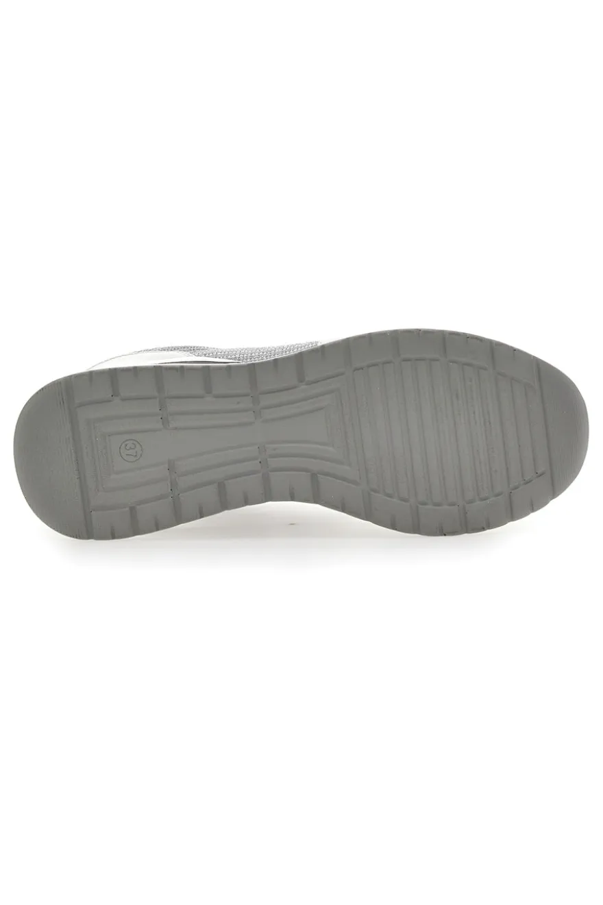 Sneakers Mio Tempo 232 Bianche e Argento