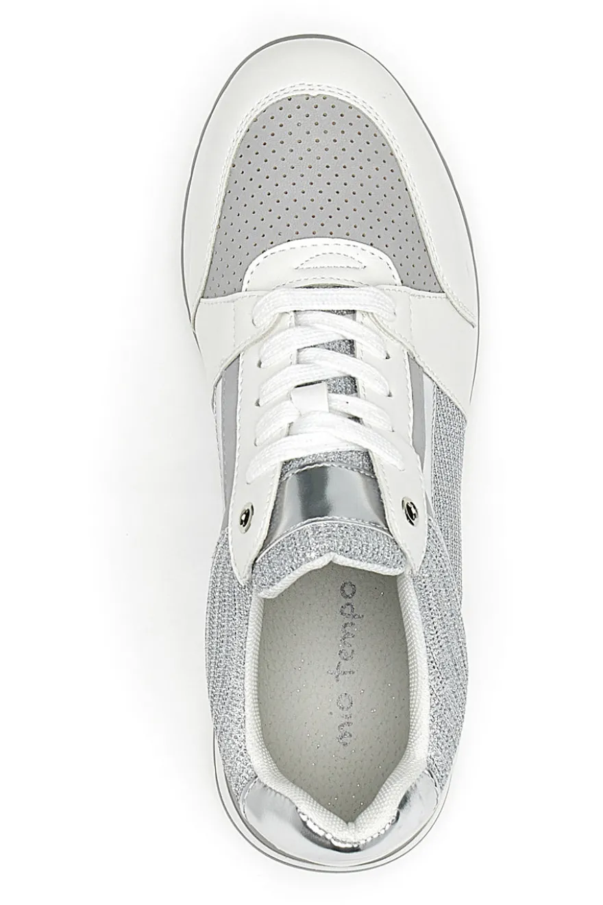 Sneakers Mio Tempo 232 Bianche e Argento