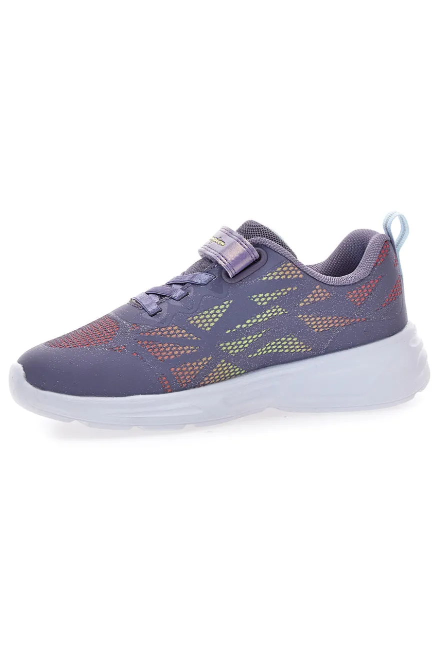 Sneakers multicolor in mesh con luci Champion Wave Tri G PS