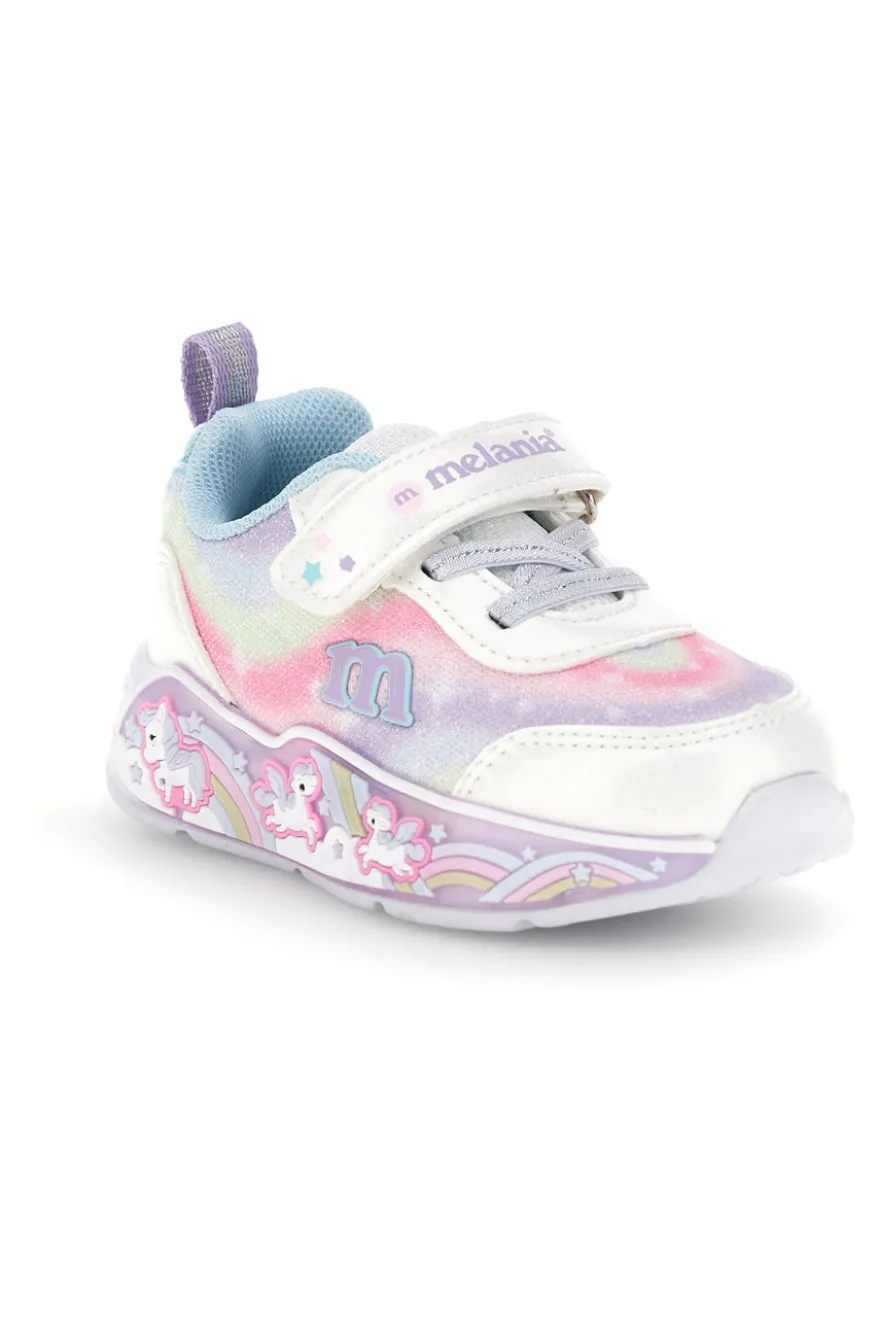 Sneakers multicolore con strappo e luci M kids MJ6028