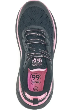 Sneakers nere con dettagli rosa ROUTE 66 RO51038D