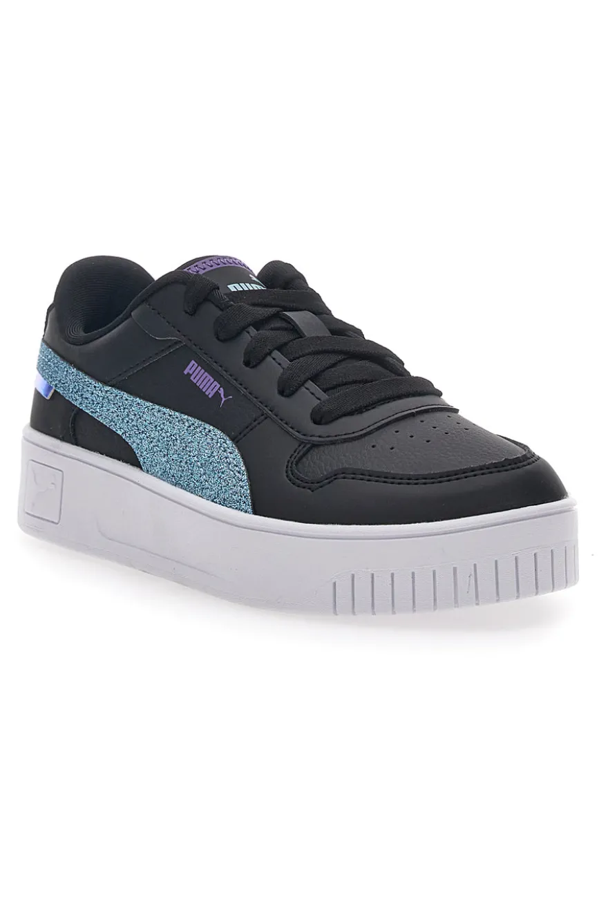 Sneakers Nere con Glitter Puma Carina Street Deep Diva PS