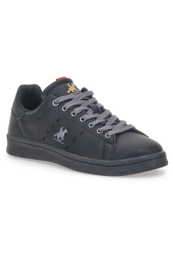 Sneakers Nere con Lacci e Logo Grigi U.S. POLO CLUB BOUGIE LTX