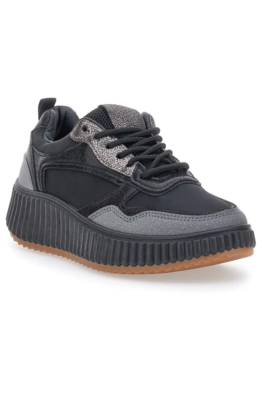 Sneakers Nere con Lacci FIRST LADY 012