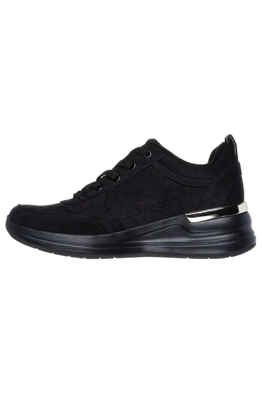 Sneakers Nere con PlatForm Bianco SKECHERS BILLION 2 PRISSY N PLUSH