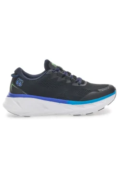 Sneakers nere con suola alta e dettagli fluo ROUTE 66 RO51812