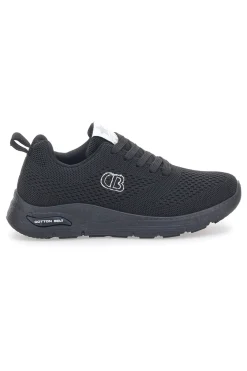 Sneakers Nere con Tomaia in Mesh COTTON BELT ELLIE