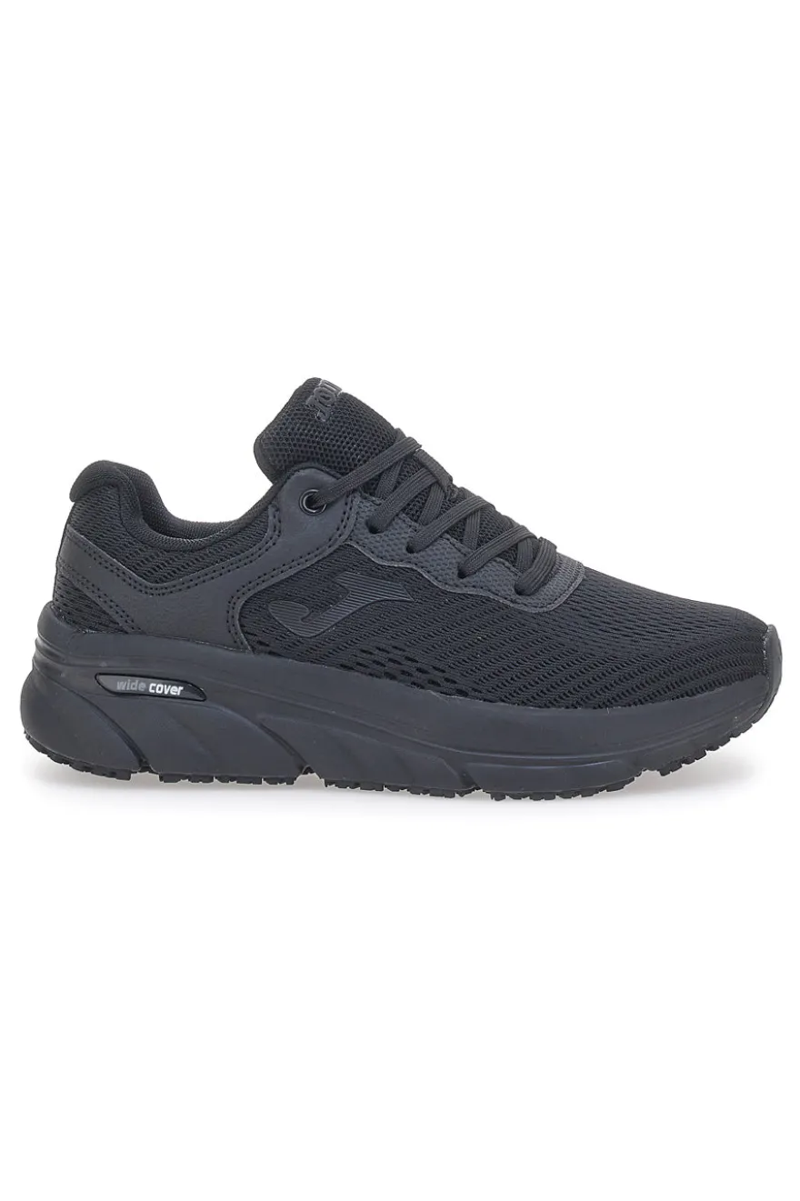 Sneakers Nere con Tomaia in Mesh e Soletta Memory Foam JOMA ATENEA LADY 2521