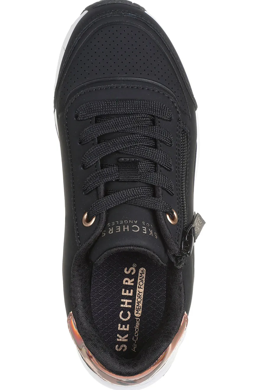 Sneakers Nere Con Zip Laterale Skechers Street Uno Gen1