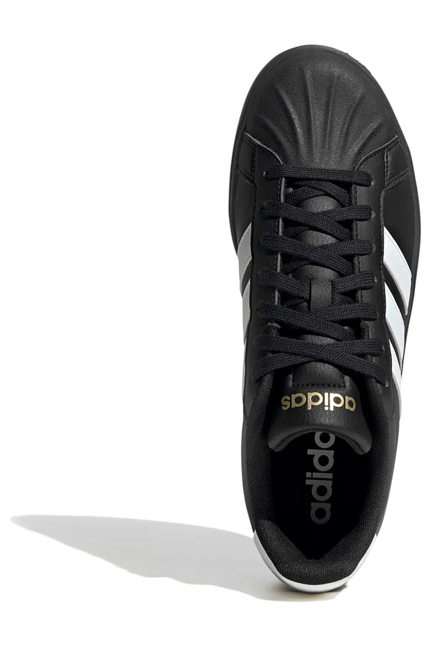 Sneakers nere design court Adidas Streettalk