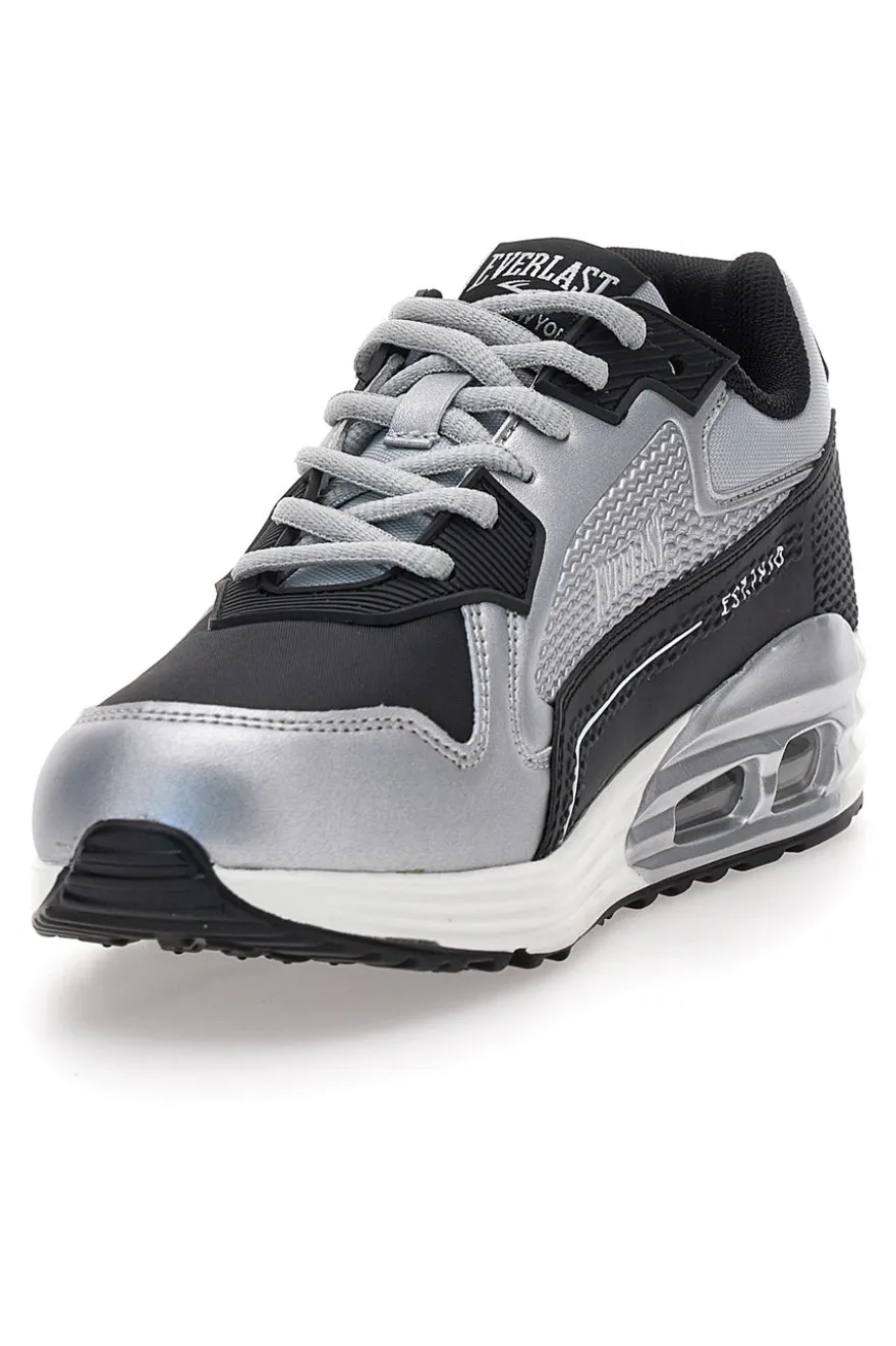 Sneakers nere e argento con fondo effetto air Everlast EV-810