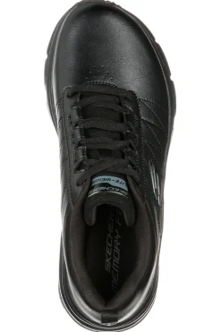 Sneakers nere in pelle con Memory Foam Skechers Fashion Fit Effortless
