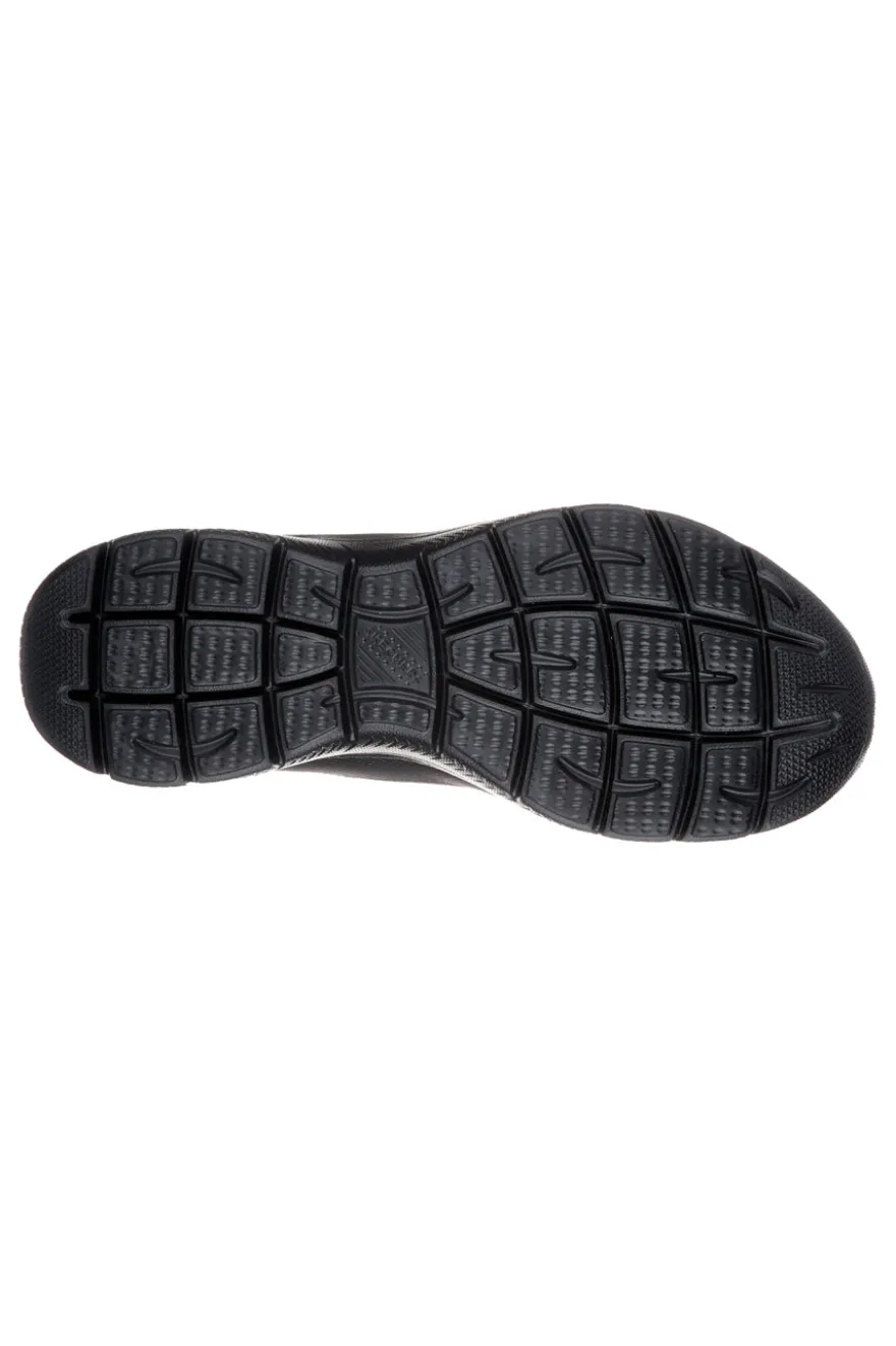 Sneakers nere in pelle e mesh con Memory Foam Skechers Summits Suited